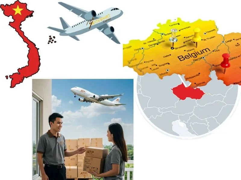Gửi Hàng Đi Vương Quốc Bỉ (Belgium) ✔️Dịch Vụ Vận Chuyển Từ Việt Nam Sang Vương Quốc Bỉ (Belgium) Trọn Gói Từ A-Z Tại ATP Express