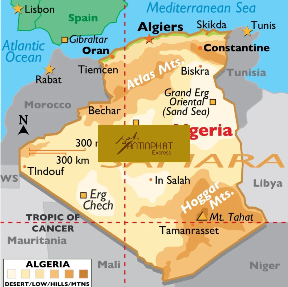 Gửi hàng đi Algeria qua DHL, FedEx, UPS, EMS và VNPOST tại ATP Express Gửi hàng đi Algeria qua DHL, FedEx, UPS, EMS và VNPOST tại ATP Express