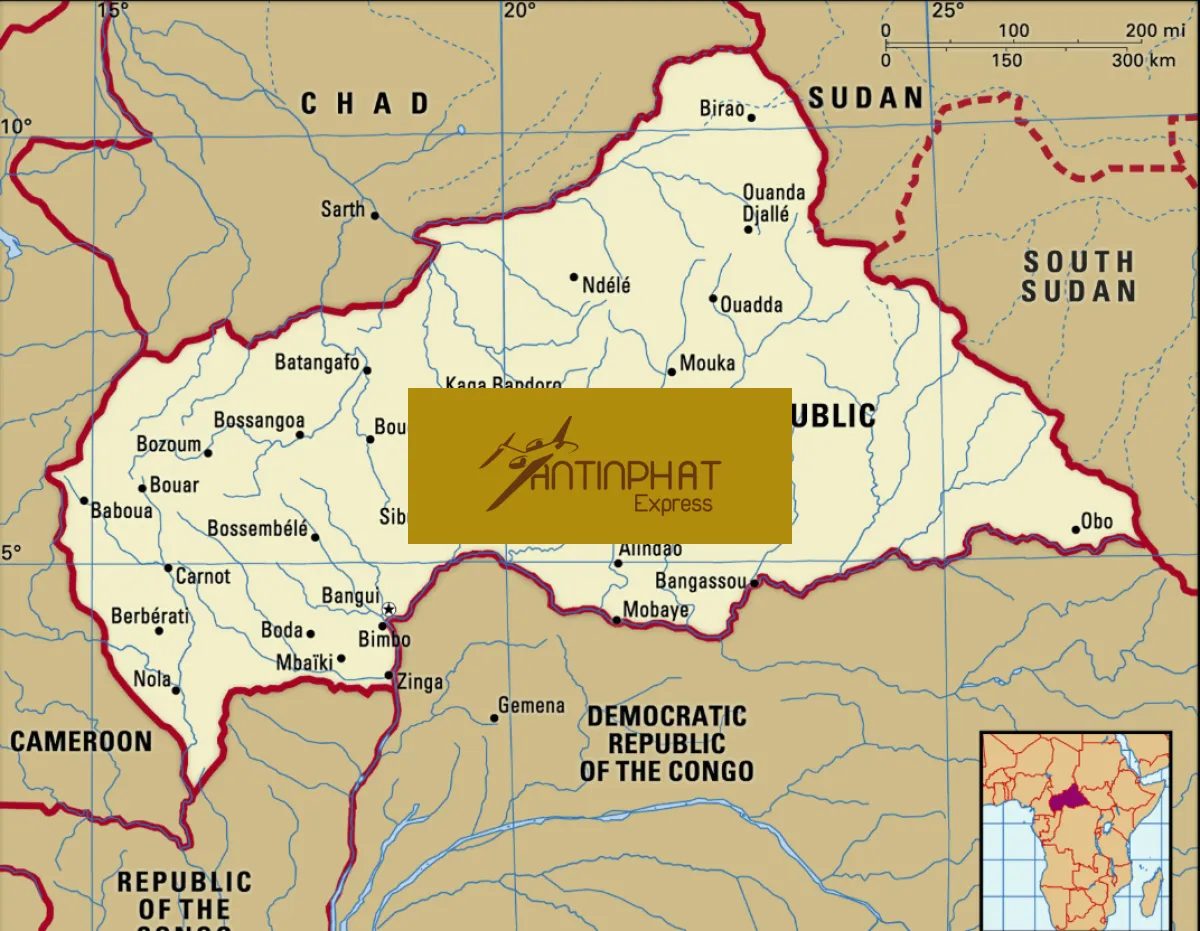 Gửi hàng đi Central African Republic qua DHL, FedEx, UPS, EMS và VNPOST – Dịch vụ chuyển phát quốc tế uy tín tại ATP Express Gửi hàng đi Central African Republic qua DHL, FedEx, UPS, EMS và VNPOST – Dịch vụ chuyển phát quốc tế uy tín tại ATP Express
