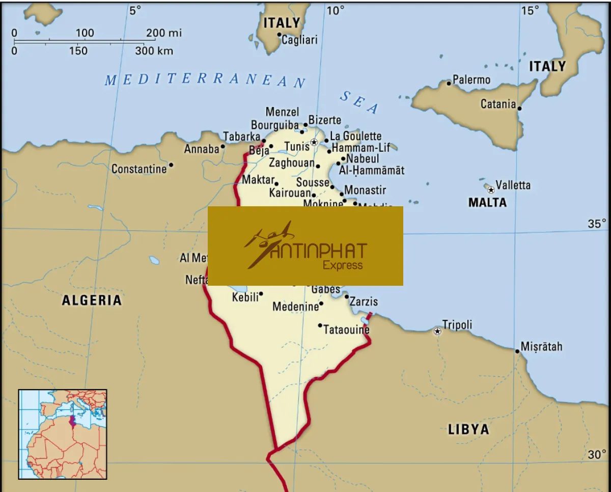 Gửi hàng đi Tunisia qua DHL, FedEx, UPS, EMS và VNPOST – Dịch vụ vận chuyển quốc tế uy tín tại ATP Express Gửi hàng đi Tunisia qua DHL, FedEx, UPS, EMS và VNPOST – Dịch vụ vận chuyển quốc tế uy tín tại ATP Express