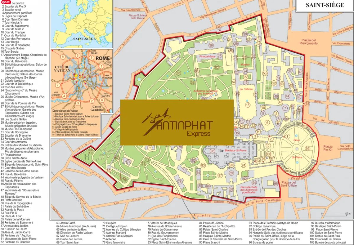 Gửi hàng đi Vatican qua DHL, FedEx, UPS, EMS và VNPOST – Dịch vụ chuyển phát quốc tế uy tín tại ATP Express Gửi hàng đi Vatican qua DHL, FedEx, UPS, EMS và VNPOST – Dịch vụ chuyển phát quốc tế uy tín tại ATP Express