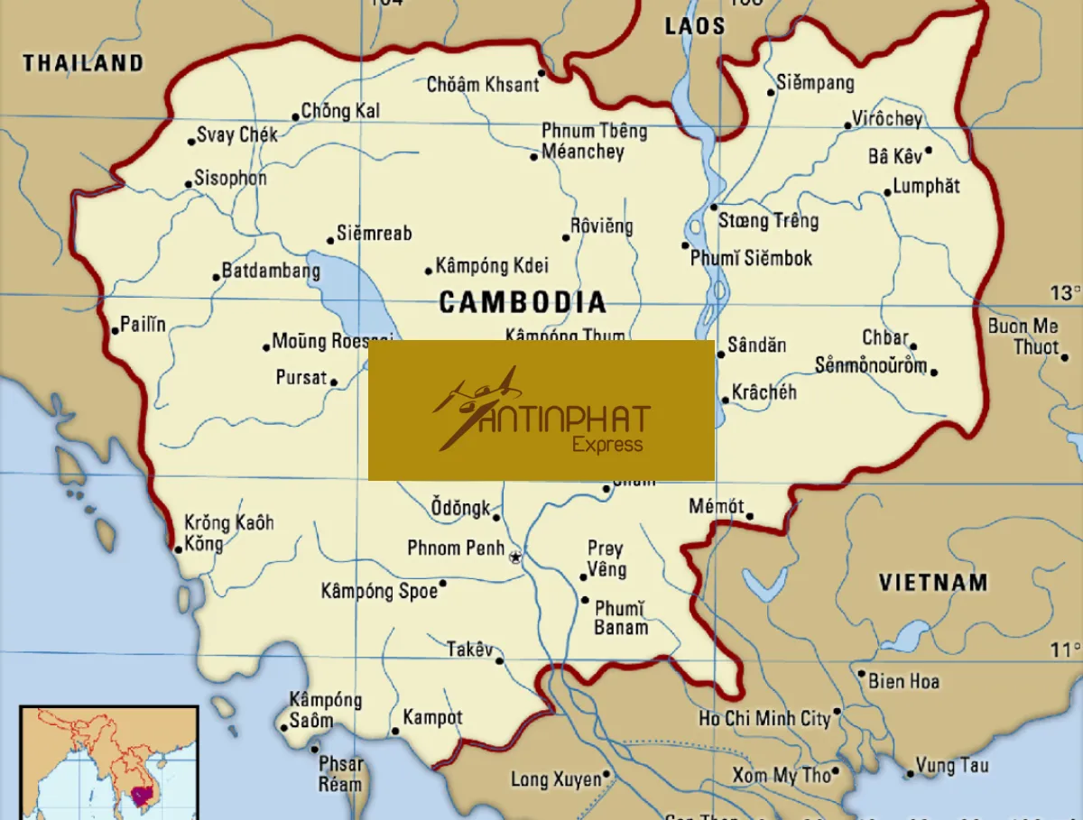 Gửi hàng đi Cambodia trọn gói A-Z bao thuế nhập khẩu tại ATP Express