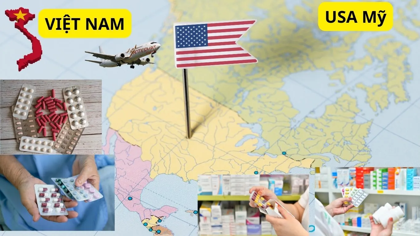 Gửi Thuốc Tây Đi Mỹ [Bao Thuế Nhập Khẩu 100%] - Vận Chuyển Việt Mỹ A-Z