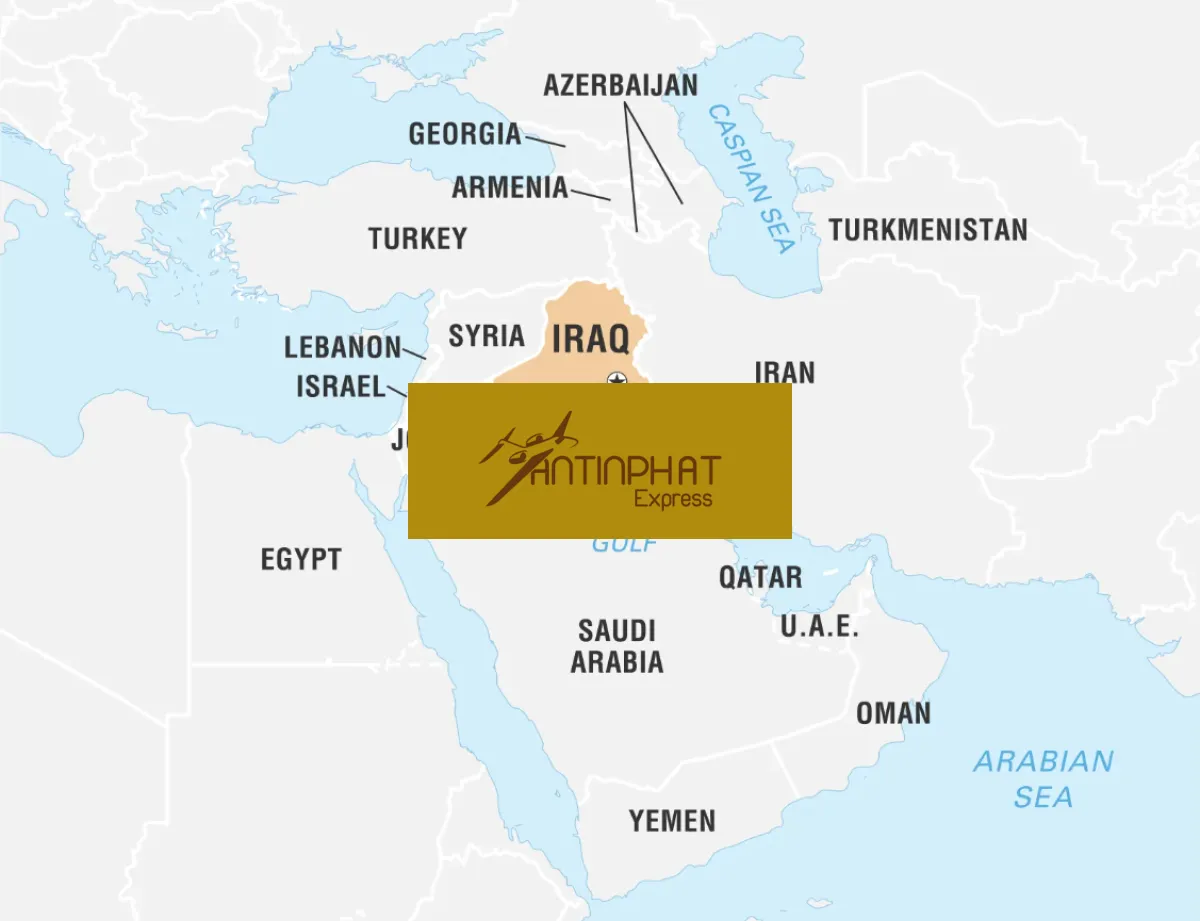 Gửi hàng đi Iraq qua DHL, FedEx, UPS, EMS tại ATP Express uy tín