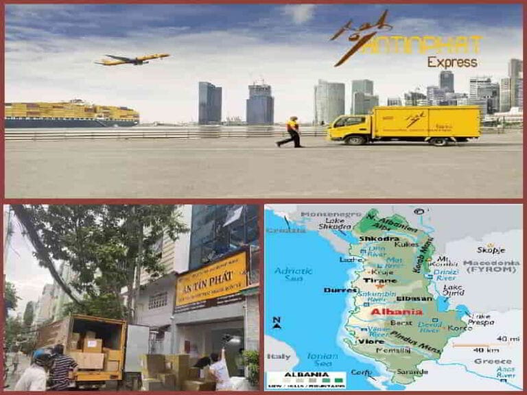 Chuyển phát nhanh DHL đi Cộng hòa Albania