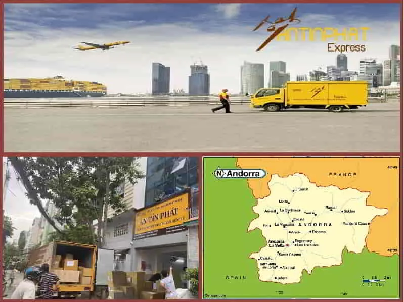 An Tin Phat - Dịch vụ chuyển phát nhanh DHL đi Thân vương quốc Andorra